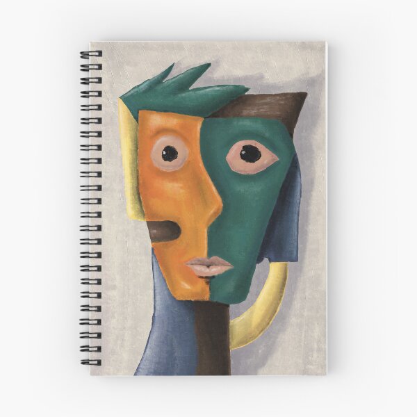 Item preview, Cubist Face Digital Art Print designed and sold by aekritdeach.