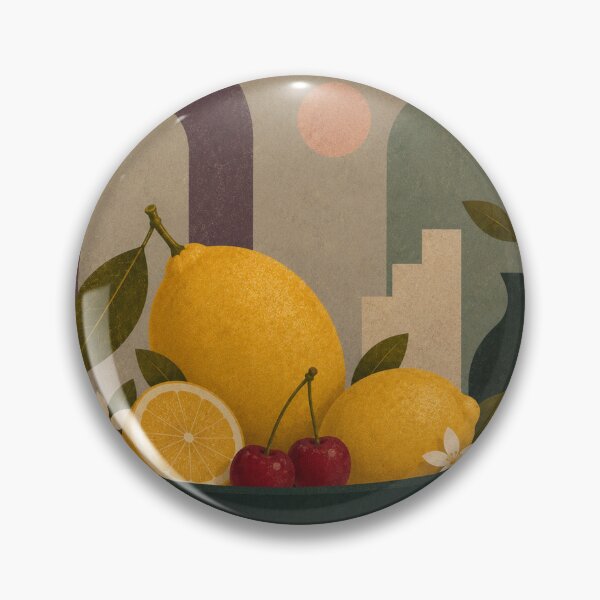 Item preview, Lemon & Cherry Still Life designed and sold by joycrysstudio.