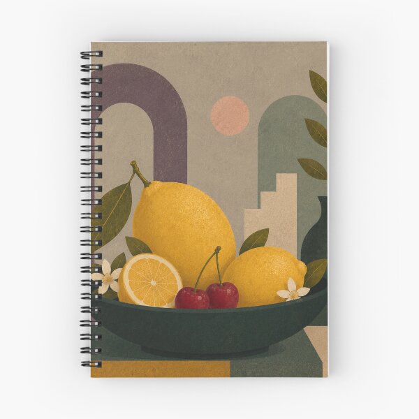 Item preview, Lemon & Cherry Still Life designed and sold by joycrysstudio.