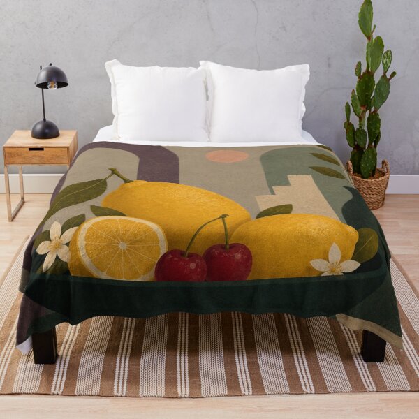Item preview, Lemon & Cherry Still Life designed and sold by joycrysstudio.