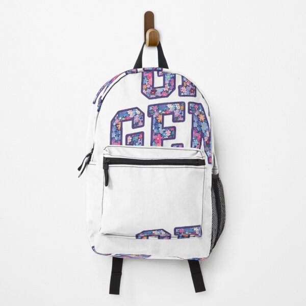 Item preview, Grow Gently Floral Varsity Letters - Retro Collegiate Flower Typography Positivity designed and sold by MAPDDesigns.
