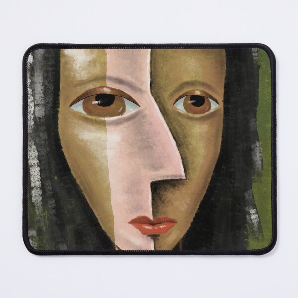 Item preview, Earth Tone Cubism Face Abstract Art designed and sold by aekritdeach.