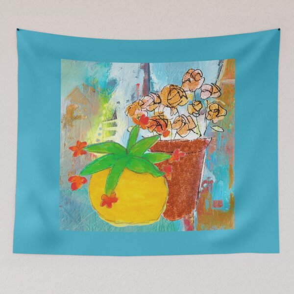Item preview, Potted Life on a Terrace designed and sold by phylliswalter.