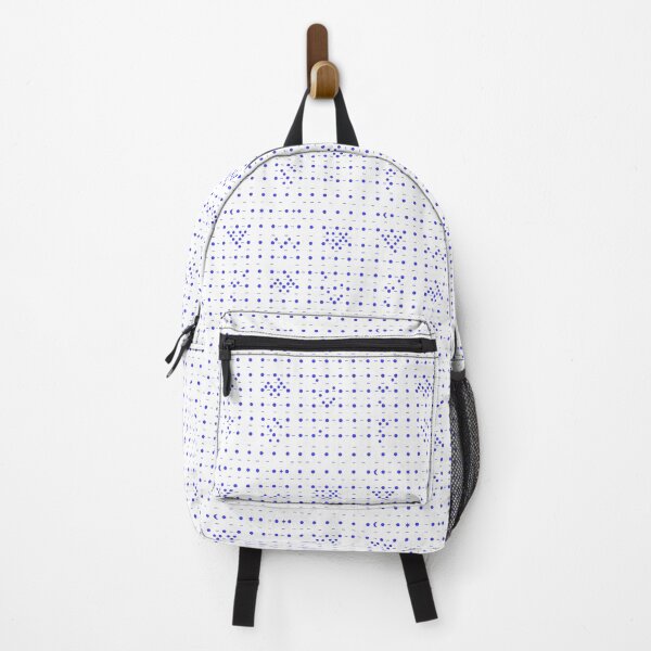 Item preview, Minimalist Geometric Pattern: Blue Dots and Lines designed and sold by LuanDesingCO.