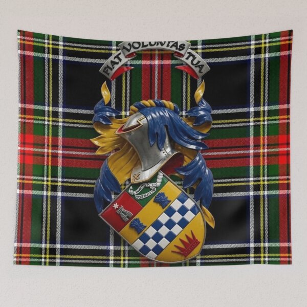 Item preview, Stewart Nielson Sanchez-Stewart Advocate 3D and Black Tartan designed and sold by Kirrindy Designs.