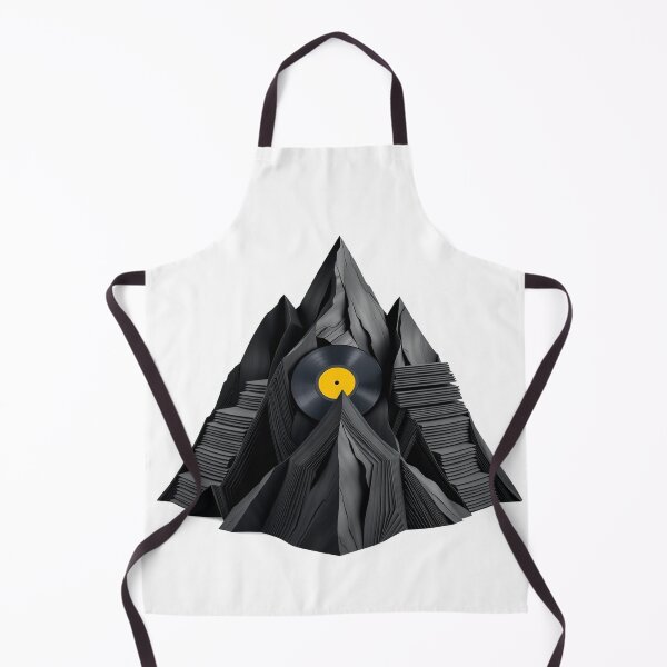 Item preview, A Mountain Range Formed From Stacked Vinyl Records designed and sold by QuirkThreadsCo.