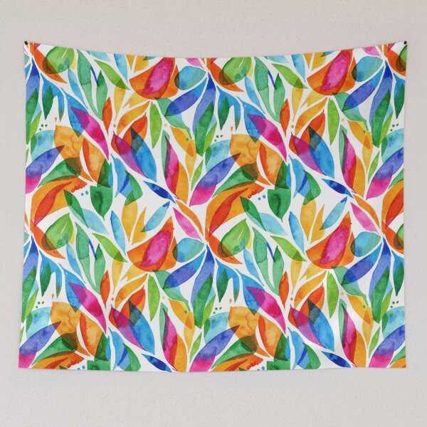 Item preview, Vibrant Colorful Leaves Explosion designed and sold by LiveLearnCreate.