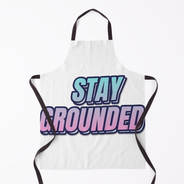 Item preview, "STAY GROUNDED" Retro Typography T-Shirt designed and sold by QuirkThreadsCo.