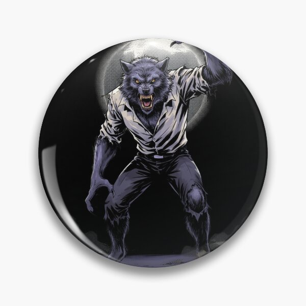 Item preview, Full Moon Rules Don't Apply, Werewolf Vintage Horror designed and sold by CryptReel.