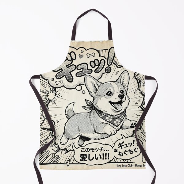 Item preview, Corgi Manga Panel Art - designed and sold by TinyLegs.