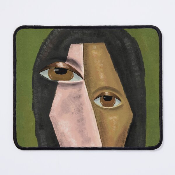 Item preview, Abstract Earth Tone Cubism Face Portrait designed and sold by aekritdeach.