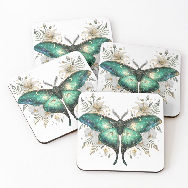 Item preview, Moonlit Luna Moth Sanctuary designed and sold by Neural-canvas.