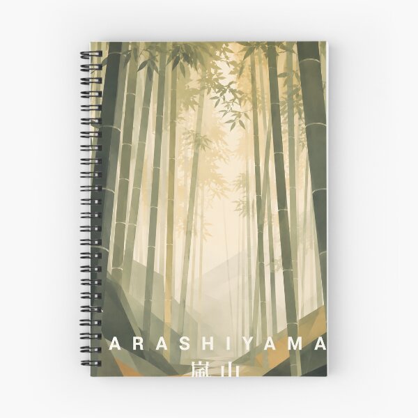 Item preview, Arashiyama Bamboo Forest Wall Art – Japan Minimalist Travel Poster Kyoto Zen Print designed and sold by Martin's_Design.