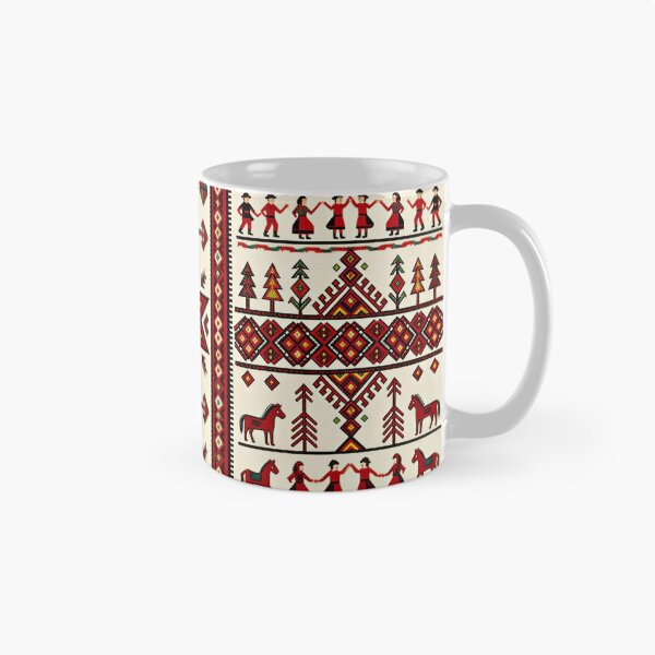 Aperçu de l'œuvre Tissu traditionnel roumain créée et vendue par FunFitsFactory.
