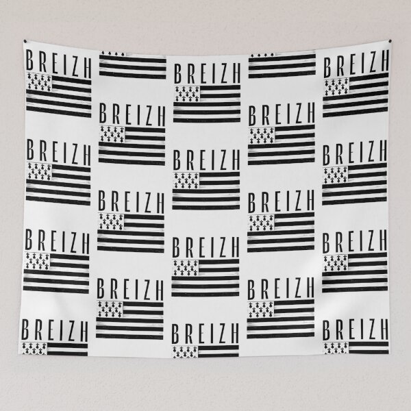 Item preview, Breizh Brittany Flag Distressed Breton Pride designed and sold by StuckOnTees.