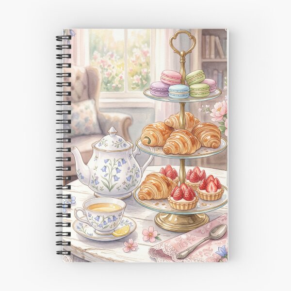 Item preview, Elegant Afternoon Tea Party Dessert Watercolor designed and sold by Itjung-Room.