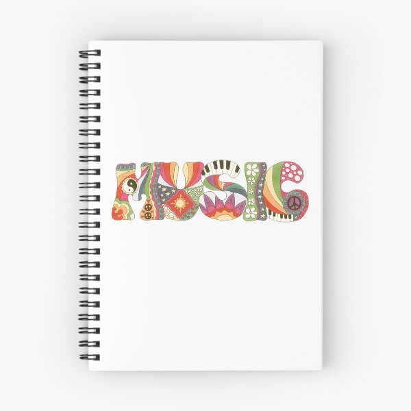 Item preview, Vintage Psychedelic Music Art White – Retro Hippie Rainbow Groovy Peace Design designed and sold by Kellie Espie Art.