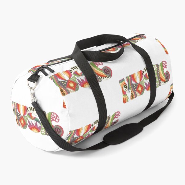 Item preview, Vintage Psychedelic Music Art White – Retro Hippie Rainbow Groovy Peace Design designed and sold by Kellie Espie Art.
