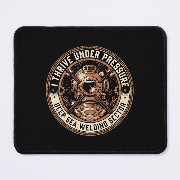 Item preview, Deep Sea Welding Badge for Industrial Divers and Welders designed and sold by SplashTastic.