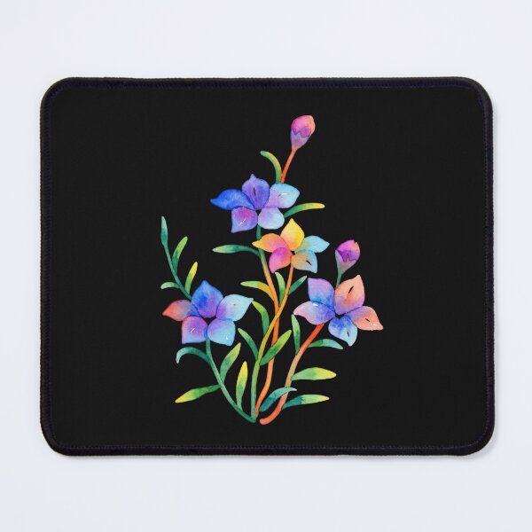 Item preview, Colorful Korean Folk Floral Watercolor designed and sold by Yiruda-Art.