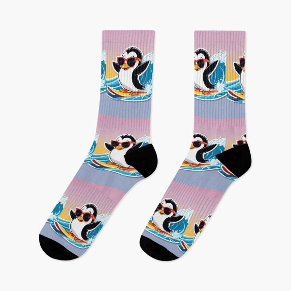 Item preview, Illustration - Anthropomorphic Penguin, Summertime Vibe designed and sold by AnimeShin.