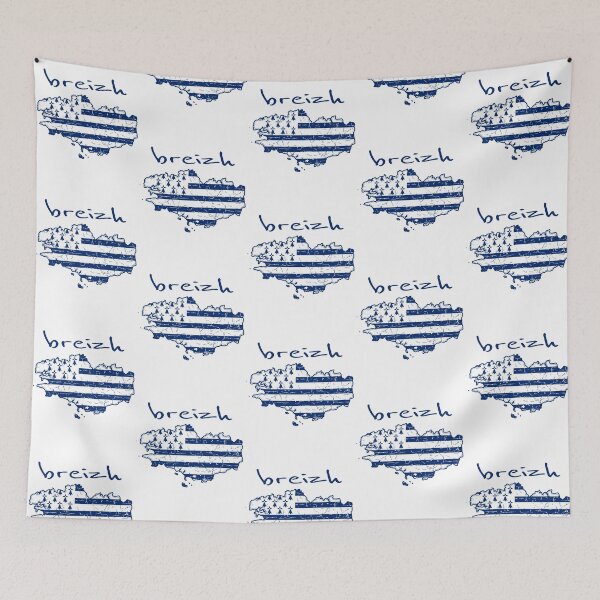 Item preview, Breizh Brittany Flag Map Distressed Breton Pride designed and sold by StuckOnTees.