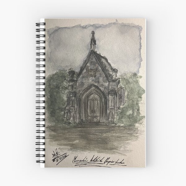 Item preview, Gothic Chapel Watercolor Sketch designed and sold by StuartMooreArt.