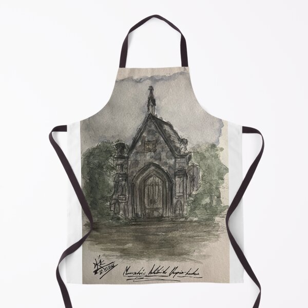 Item preview, Gothic Chapel Watercolor Sketch designed and sold by StuartMooreArt.
