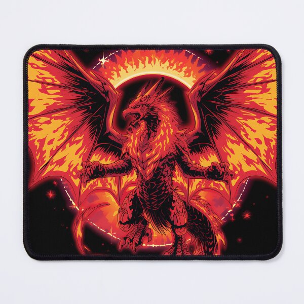 Item preview, Hellfire Dragon Phoenix Hybrid Anime Emblem designed and sold by Swizzy2vore.