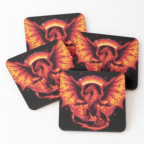 Item preview, Hellfire Dragon Phoenix Hybrid Anime Emblem designed and sold by Swizzy2vore.