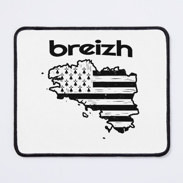 Item preview, Breizh Brittany Map Flag Distressed Breton Pride designed and sold by StuckOnTees.