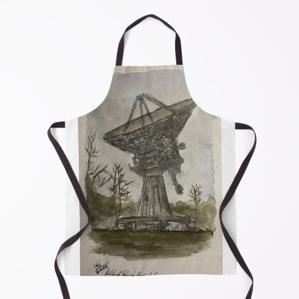 Item preview, Radio Telescope Watercolor Sketch designed and sold by StuartMooreArt.
