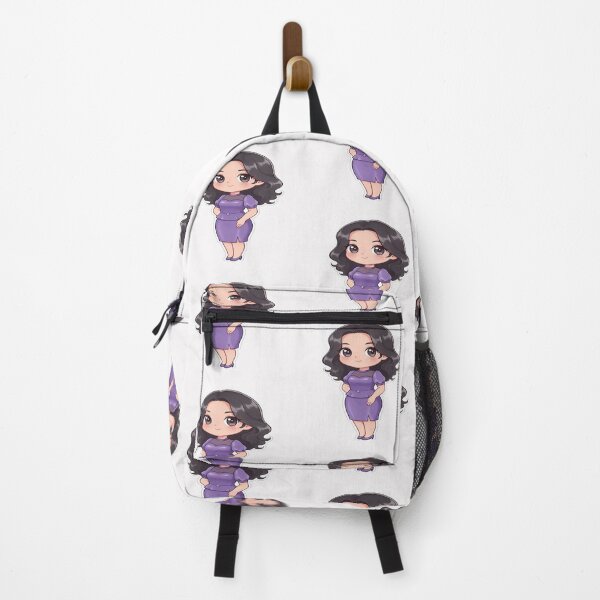 Item preview, Adorable Chibi Girl in Purple Dress – Cute Kawaii Sticker designed and sold by FernandsOficial.