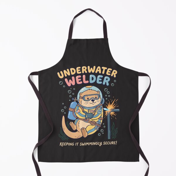 Item preview, Underwater Welder Otter for Aquatic Trades and Welding Enthusiasts designed and sold by SplashTastic.