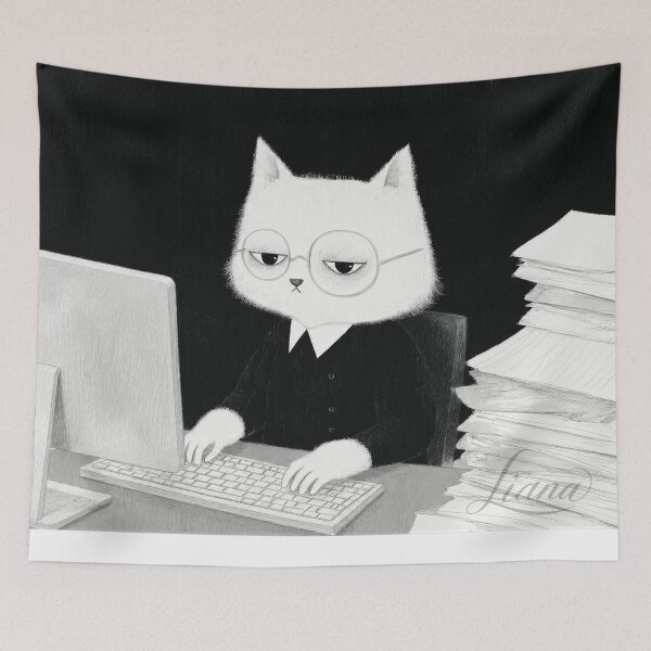 Item preview, Corporate Cat-titude designed and sold by Liana-666.