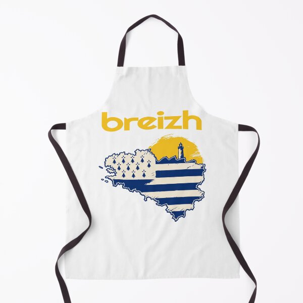Item preview, Breizh Brittany Map Flag Lighthouse Gwenn ha Du designed and sold by StuckOnTees.