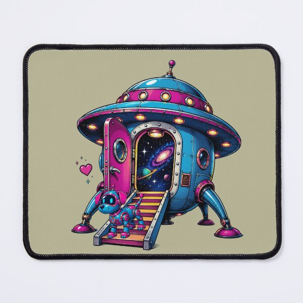 Item preview, Cosmic Robo Pup – Retro Space Robot Dog designed and sold by Aimetoi.