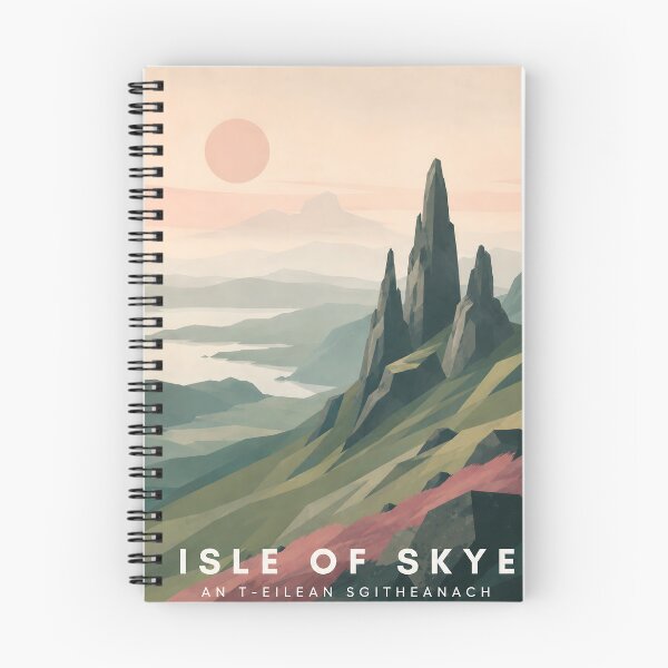 Item preview, Isle of Skye Wall Art – Old Man of Storr Minimalist Travel Poster Scottish Highlands Print designed and sold by Martin's_Design.
