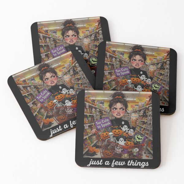 Item preview, Just a Few Things Funny Halloween Shopping Cart designed and sold by CF_VintageDesign.
