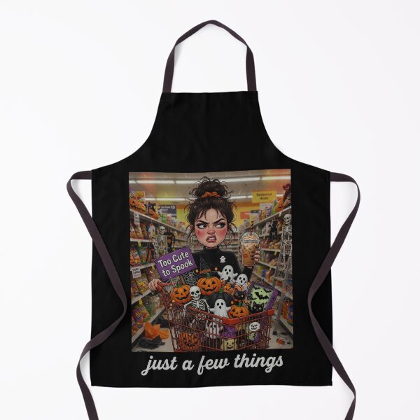 Item preview, Just a Few Things Funny Halloween Shopping Cart designed and sold by CF_VintageDesign.