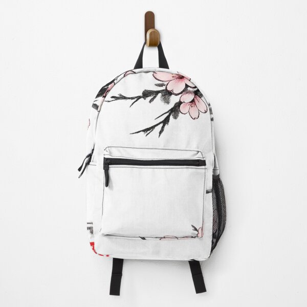 Item preview, Japanese sakura cherry blossom pattern, ink brush style(02a) designed and sold by JpnArts-Sak981.