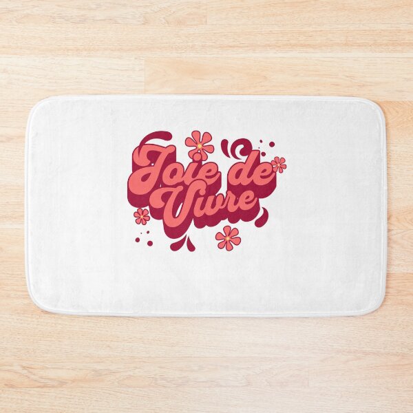 Item preview, Joie de Vivre Retro Groovy Happy Flowers Design designed and sold by StuckOnTees.