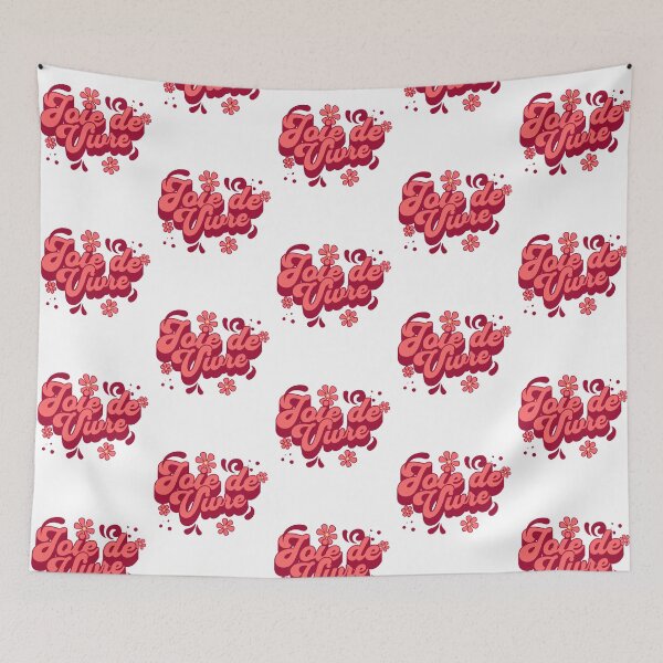 Item preview, Joie de Vivre Retro Groovy Happy Flowers Design designed and sold by StuckOnTees.