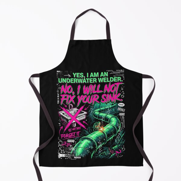 Item preview, Sarcastic Underwater Welder Design for Professional Trades designed and sold by SplashTastic.