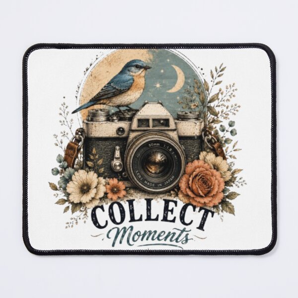 Item preview, Vintage Camera with Blue Bird designed and sold by Saeed Ahmad.