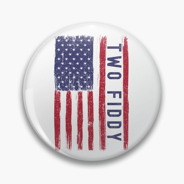 Item preview, Two Fiddy Distressed American Flag Funny Meme designed and sold by StuckOnTees.