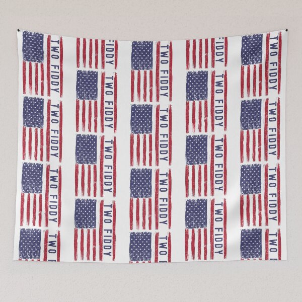 Item preview, Two Fiddy Distressed American Flag Funny Meme designed and sold by StuckOnTees.