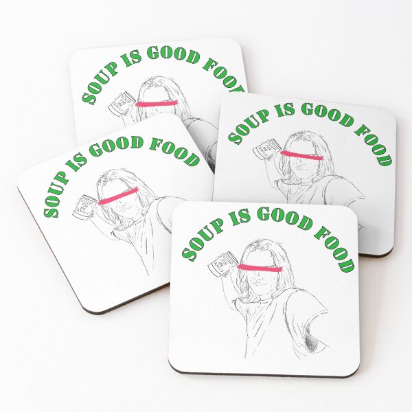 Item preview, Soup is Good Food designed and sold by FictionaryInk.