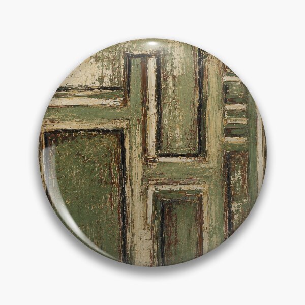 Item preview, Abstract geometric composition with a sage green and beige wood effect designed and sold by Ingorgia Studio.