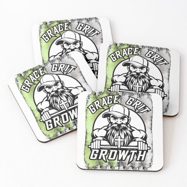 Item preview, Grace Grit Growth - Christian Gym - Faith Motivation Design designed and sold by Bezuiden.